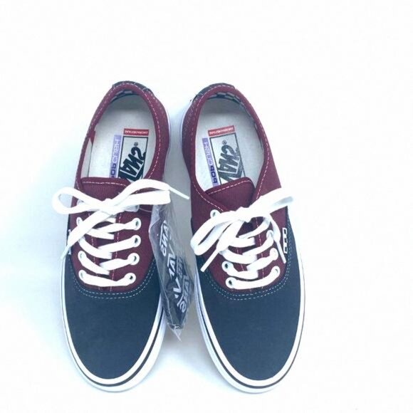 VANS Women’s Black Red Skate Authentic Low Top VN0A5FC8249 Size Casual Canvas - Picture 7 of 10